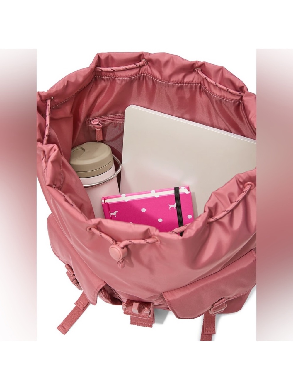 NWOT Victoria’s Secret Nylon Cargo Backpack - Picture 2 of 6